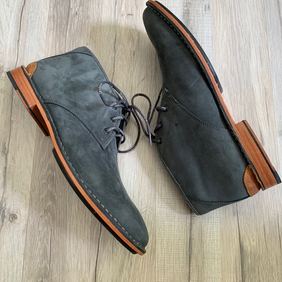 Sebago Other - Sebago Grey Nubuck Halyard Chukka Boot Size 11